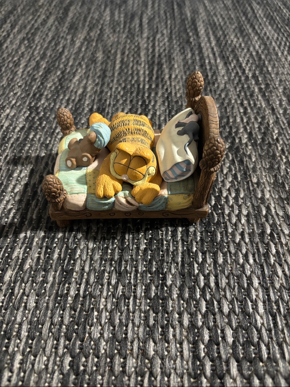 Vintage Garfield Catnap Jim Davis Danbury Mint Resin Figurine Collectible
